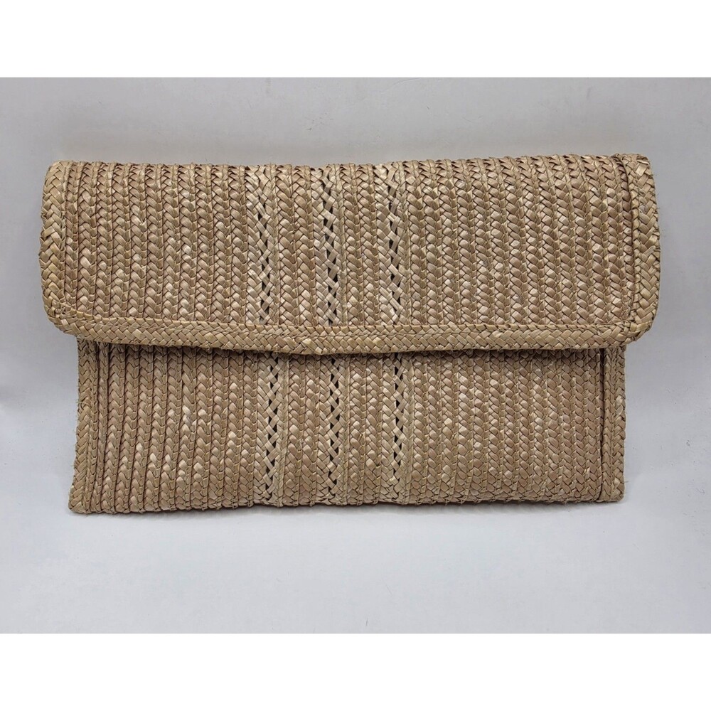Vintage Waves Tandem Bags of California Rattan Wicker Bag Clutch Crossbody Purse